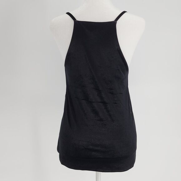 Black H&M Velvet Tank top (xs} - Picture 2 of 3